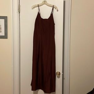 100% Silk Free People maxi dress